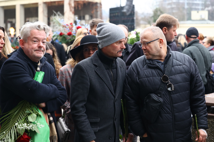 Aleš Háma se přišel rozloučit s Patrikem Hezuckým.