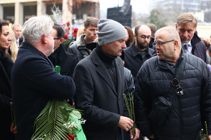 Přátelé a kolegové se přišli rozloučit s Patrikem Hezuckým.