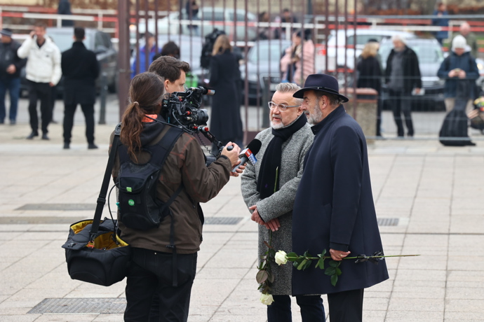 Miloš Pokorný se přišel rozloučit s Patrikem Hezuckým.