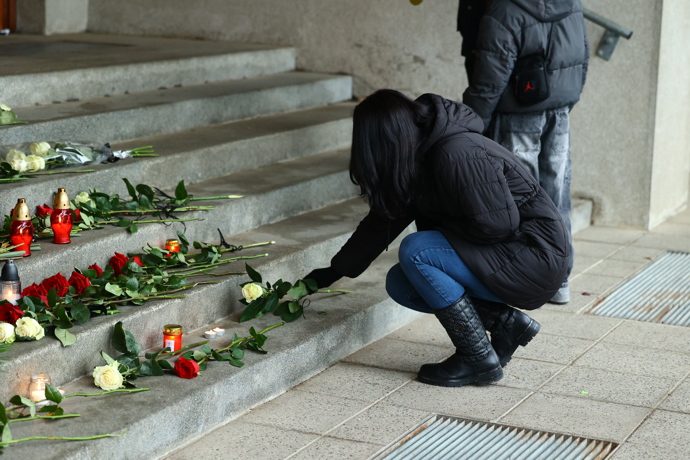 Pohřeb Patrika Hezuckého.