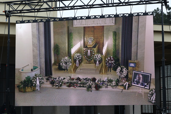 Pohřeb Patrika Hezuckého.