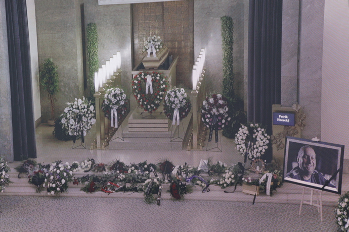 Pohřeb Patrika Hezuckého.