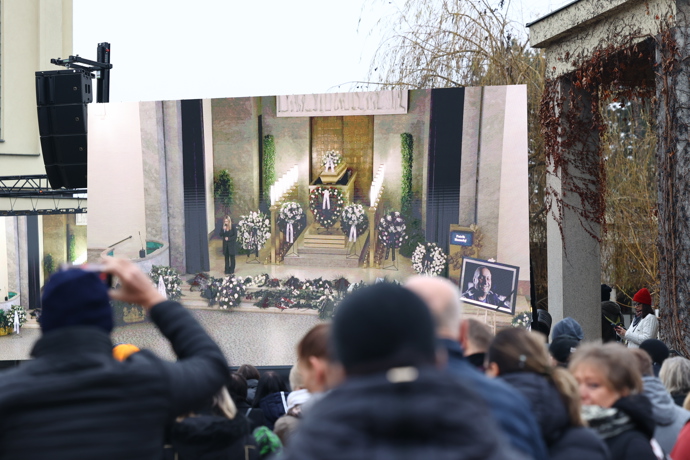 Pohřeb Patrika Hezuckého.