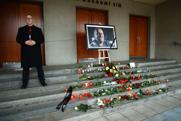 Pohřeb Patrika Hezuckého.