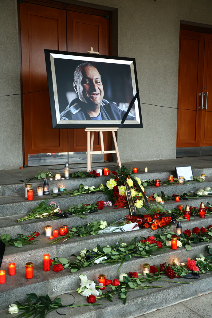 Pohřeb Patrika Hezuckého.