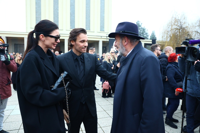 Marešovi prohodili několik slov s Michelem Fleischmannem.