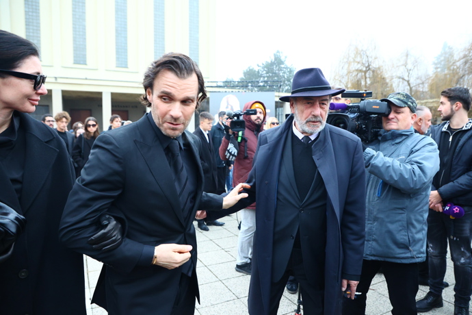 Marešovi prohodili několik slov s Michelem Fleischmannem.