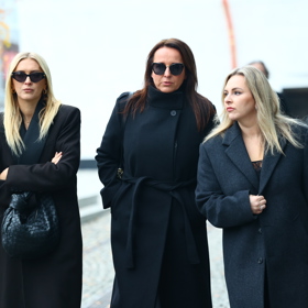 Moderátorky Zorka Hejdová, Lucie Šilhánová a Katka Říhová společně odcházely z pohřbu Patrika Hezuckého.