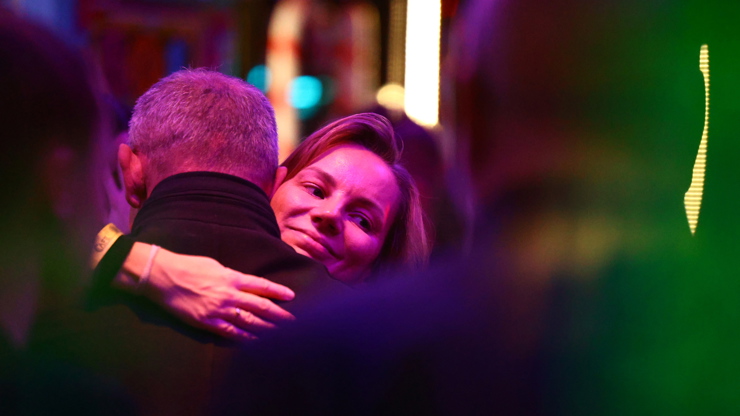 Po pohřbu Patrika Hezuckého zavítali jeho přátelé a rodina do baru.