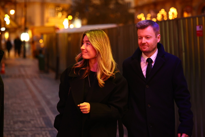 Kolegové Katka Podrazká a Bob Švarc. 