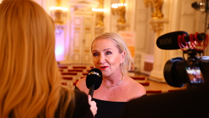 FOTO: Bára Basiková při rozhovoru pro eXtra.cz.