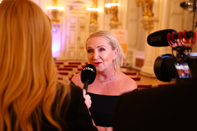 Bára Basiková při rozhovoru pro eXtra.cz.