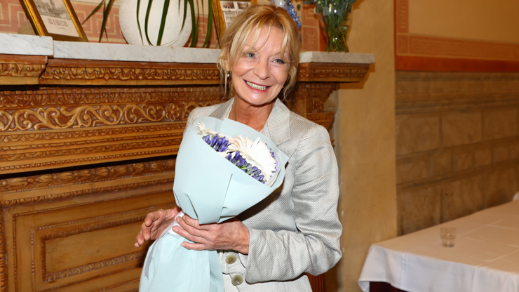 Vilma Cibulková byla samý úsměv. 