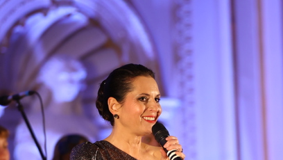 FOTO: Bára Kodetová Vánoční benefiční koncert moderovala.