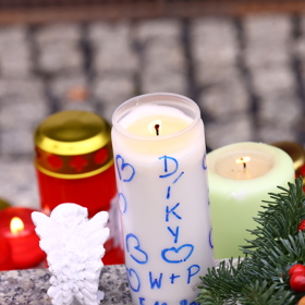 Pietní místo pro Patrika Hezuckého.