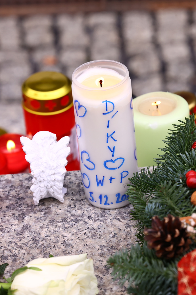 Pietní místo pro Patrika Hezuckého.