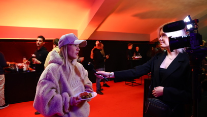 FOTO: Bára Mlejnková během rozhovoru.