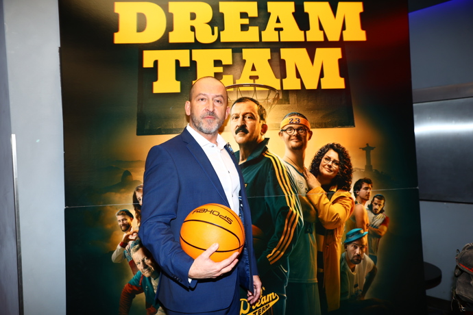  Martin Hofmann na premiéře filmu Dream Team.