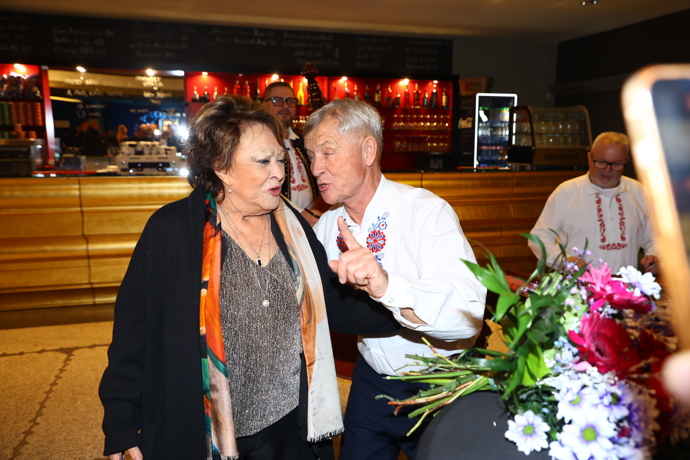 Jiřina Bohdalová se skvěle bavila.