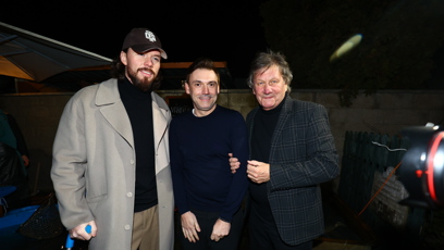 FOTO: Standa Hložek dorazil na Vánoční večírek.