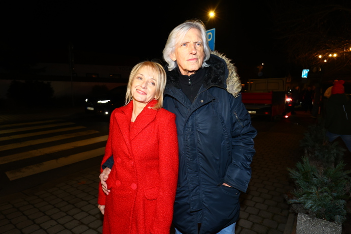 Veronika Žilková dorazila po boku svého partnera Ivana Hubáče.