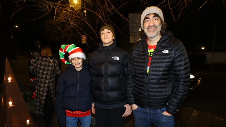 Jakub Kohák vzal na party do Slepiček své syny Jana a Wolfganga. 