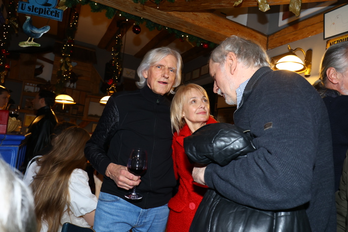 Veronika Žilková a Ivan Hubáč se skvěle bavili. 