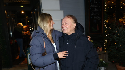 FOTO: Petr Janda se po boku své krásné dcery Anežky skvěle bavil.