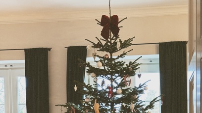 FOTO: Veronika Arichteva na Štědrý den.