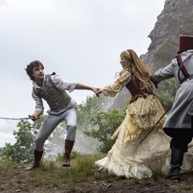 Také její herecký partner Oskar Hes se v roli prince vyřádil.