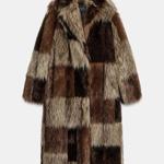 Kabát z umělé kožešiny, Zara, 4299 Kč