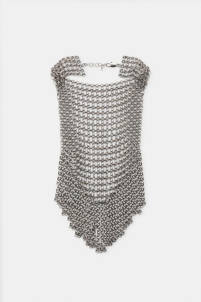 Náhrdelník s kovovými kroužky, Zara, 1199 Kč