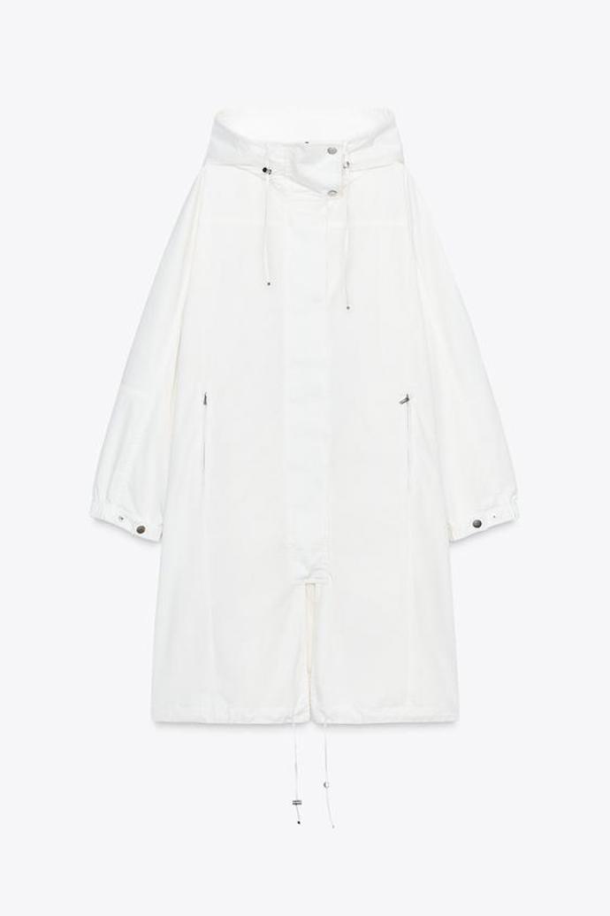 Oversize parka s kapucí, Zara, 2599 Kč