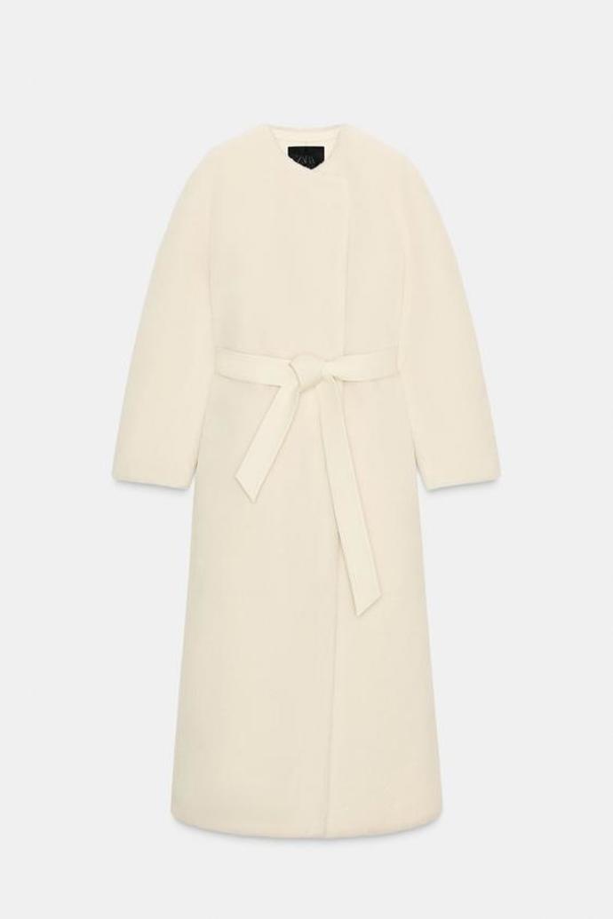 Kabát z umělé kožešiny, Zara, 3599 Kč