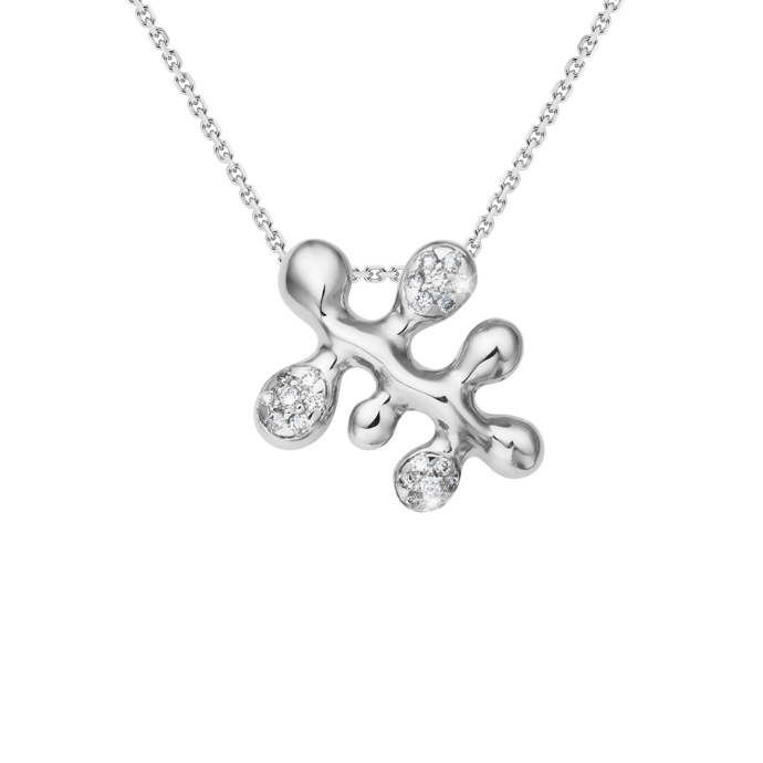 Přívěsek z bílého zlata s přírodními diamanty, JK šperky, 29 700 Kč
