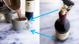 Když milujeme ukusovat čokoládu k vínu, proč tyto dvě věci nespojit?