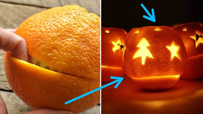 Tento způsob využití pomeranče jistě potěší i příznivce ekologie.