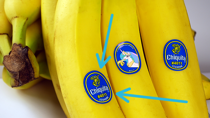 Kód na samolepce vám prozradí, zda se chystáte pozřít chemikálie.