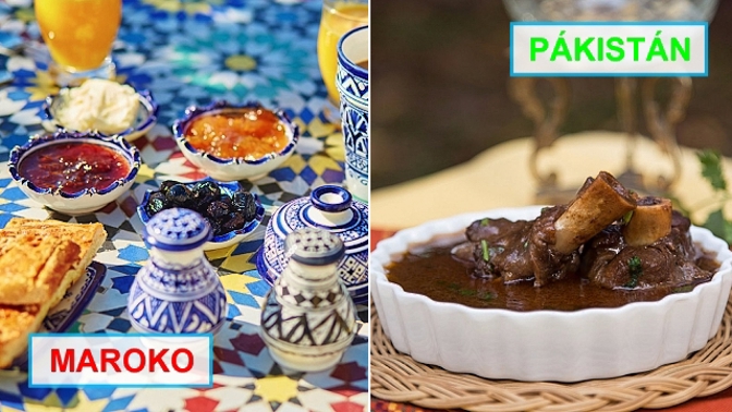 Zatímco v Maroku ujíždí na sladkých džemech, v Pákistánu po probuzení spořádají třeba hovězí guláš.
