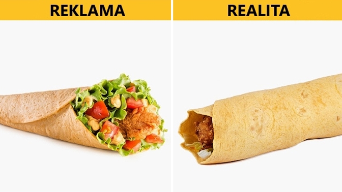 Sýrový ITwister z KFC a jeho chudý příbuzný vpravo.