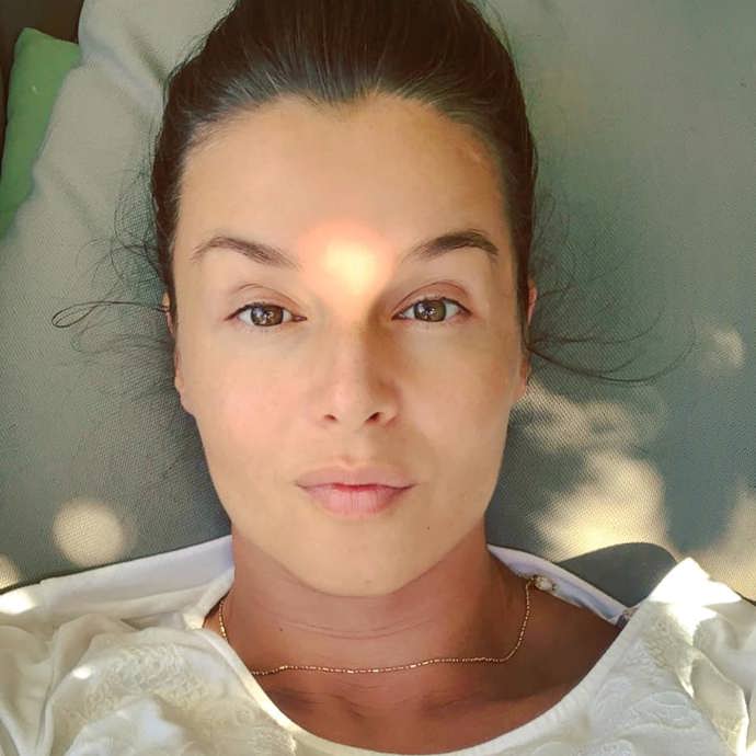 Kubelková sdílí také snímky z postele, ze kterých je jasné, že se nelíčila. 