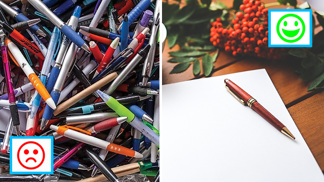 Zbavte se věcí, které nepotřebujete. Třeba hromady reklamních propisek.