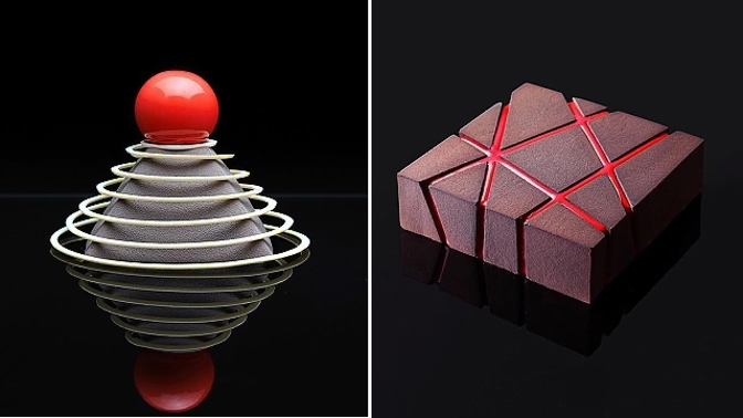 Dívat se na tyto dezerty je skoro stejný požitek, jako je jíst.