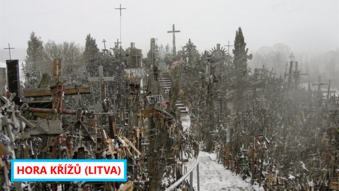 Nenechte se zmást. Umístění kříže na tento kopec prý nosí štěstí.