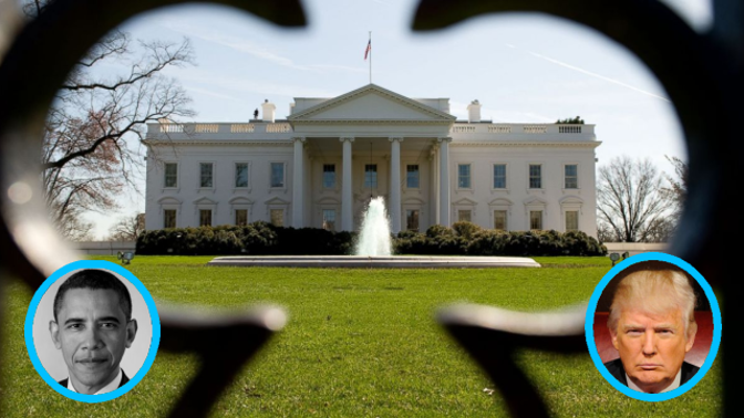 Nový prezident by měl do Bílého domu dorazit 6 hodin poté, co z něj ten starý odjede.