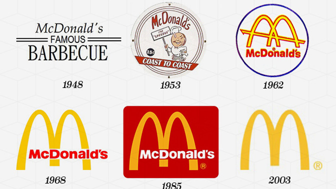 Loga některých značek mají velmi bohatou historii.