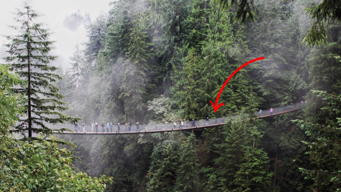 Přejít tyto mosty vyžaduje silné nervy.