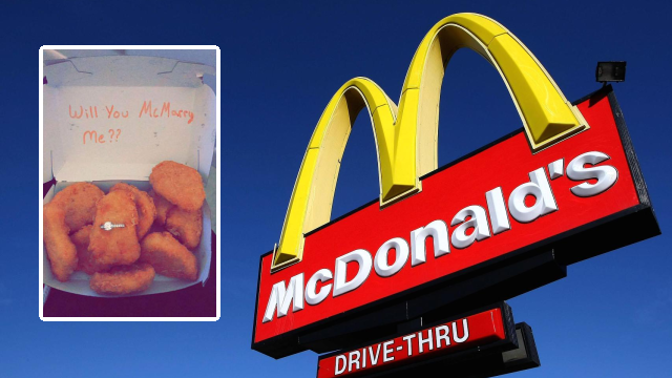 Karsyn Long byla v sedmém nebi, když uviděla prsten v nugetce.