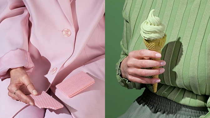 Autorky projektu sledovaly barvu, texturu i celkový design kousků a pokrmů.