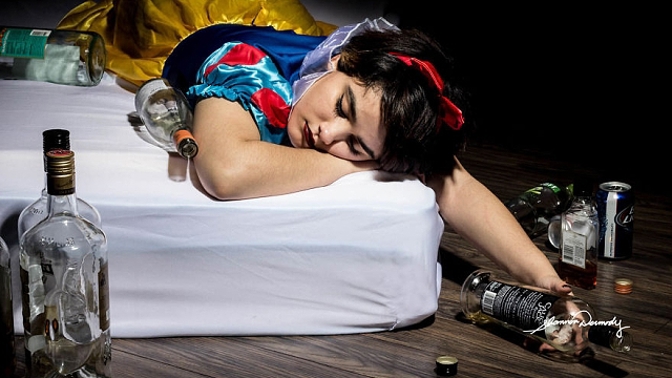 Sněhurka trochu přebrala...